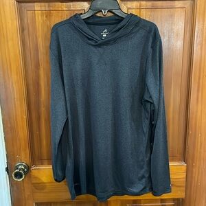 Men’s  Performance Gray Fitness Hoodie Size XL by Alive